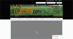 Desktop Screenshot of jeepclubs.com